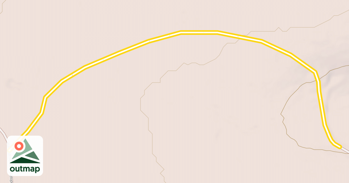 Map of National Forest Development Road 020