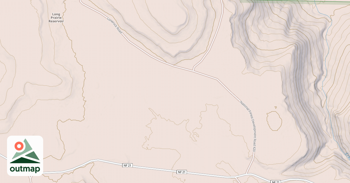 Map of USFS Motor Vehicle Use Map Roads {30984B0B-F2AD-4149-BFCB-9A635D260592}