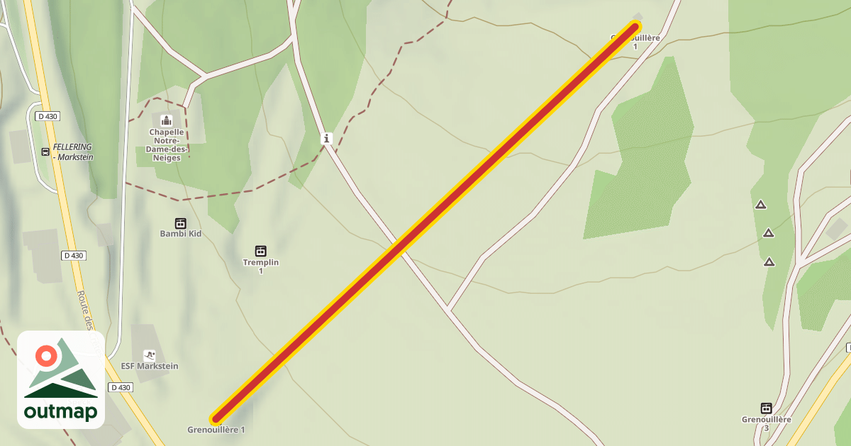 Map of Grenouillère 1