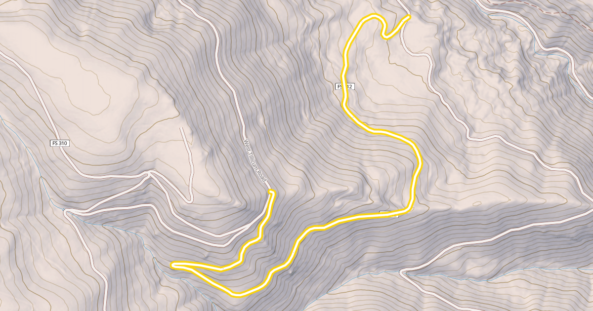 Map preview of Forest Road 5808-212