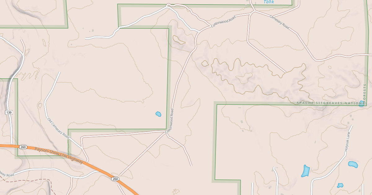 Map preview of USFS National Forest System Roads {B6DD0C0A-570F-40B1-B731-558CC29B6EC9}