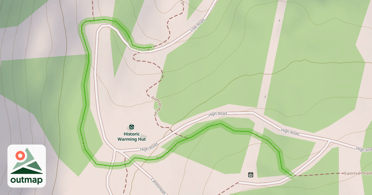 Map of Sunrise Trail