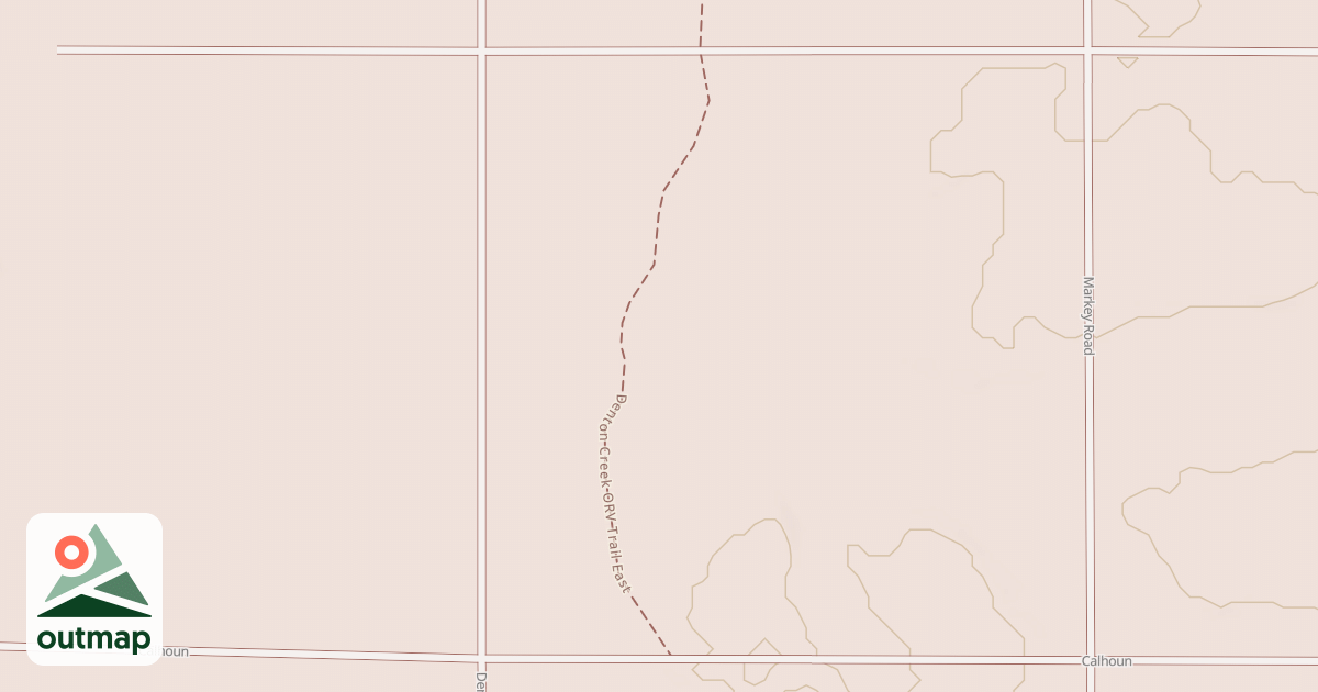 Map of Denton Creek Trail