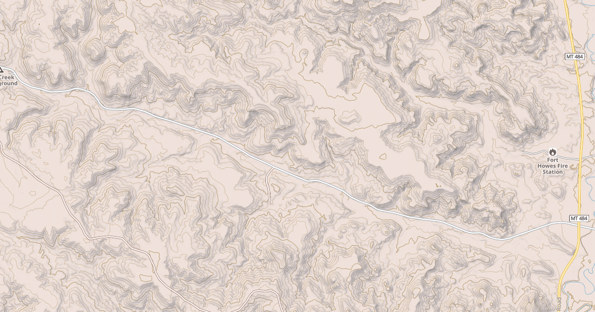 Map preview of COW CREEK