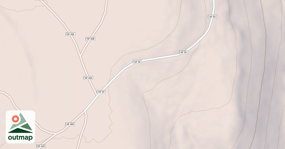 Map of USFS Motor Vehicle Use Map Roads {705FDC89-187F-4623-B51B-0A9EB5B5F550}
