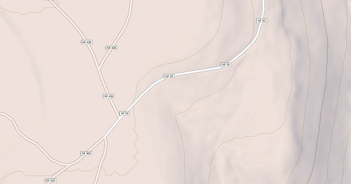 Map preview of USFS Motor Vehicle Use Map Roads {705FDC89-187F-4623-B51B-0A9EB5B5F550}