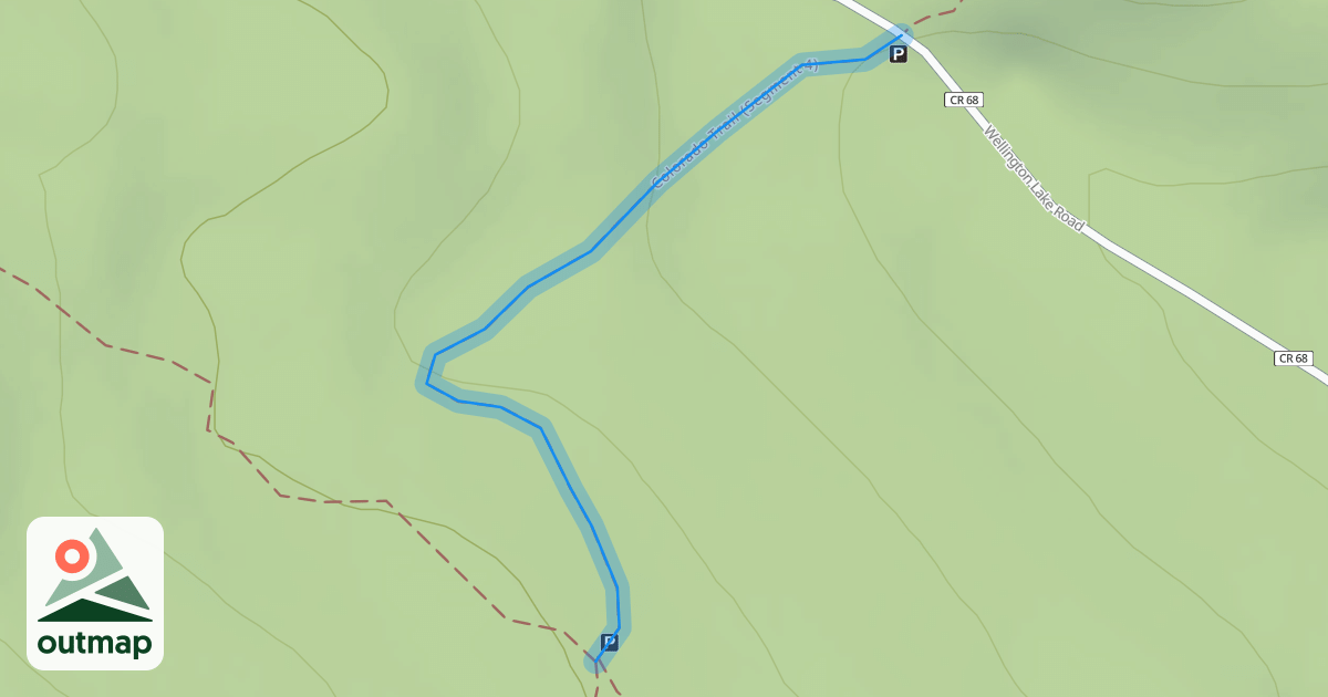Map of Colorado Trail (Segment 4)