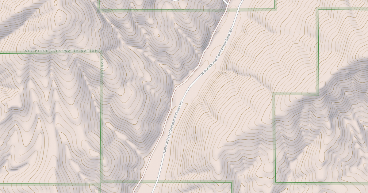 Map preview of N F PALOUSE RIVER C