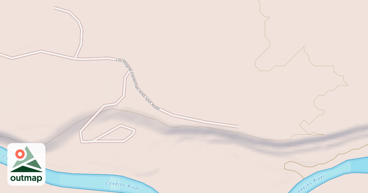 Map of LOS MOGOTE FISHERMAN AREA SPUR