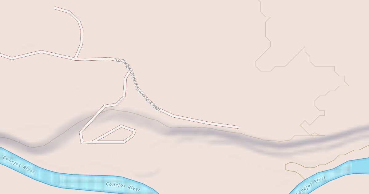 Map preview of LOS MOGOTE FISHERMAN AREA SPUR