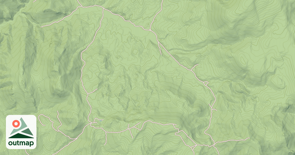 Map of CHARNAC BROCK CANYON