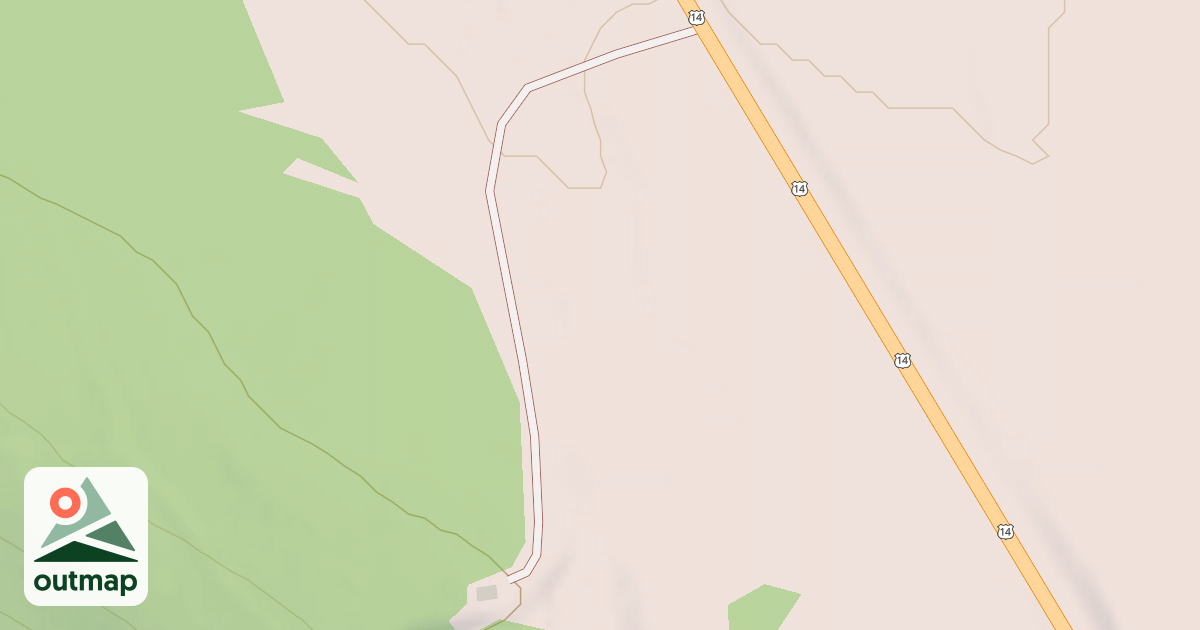 Map of NORTH ABER CREEK SPUR 1