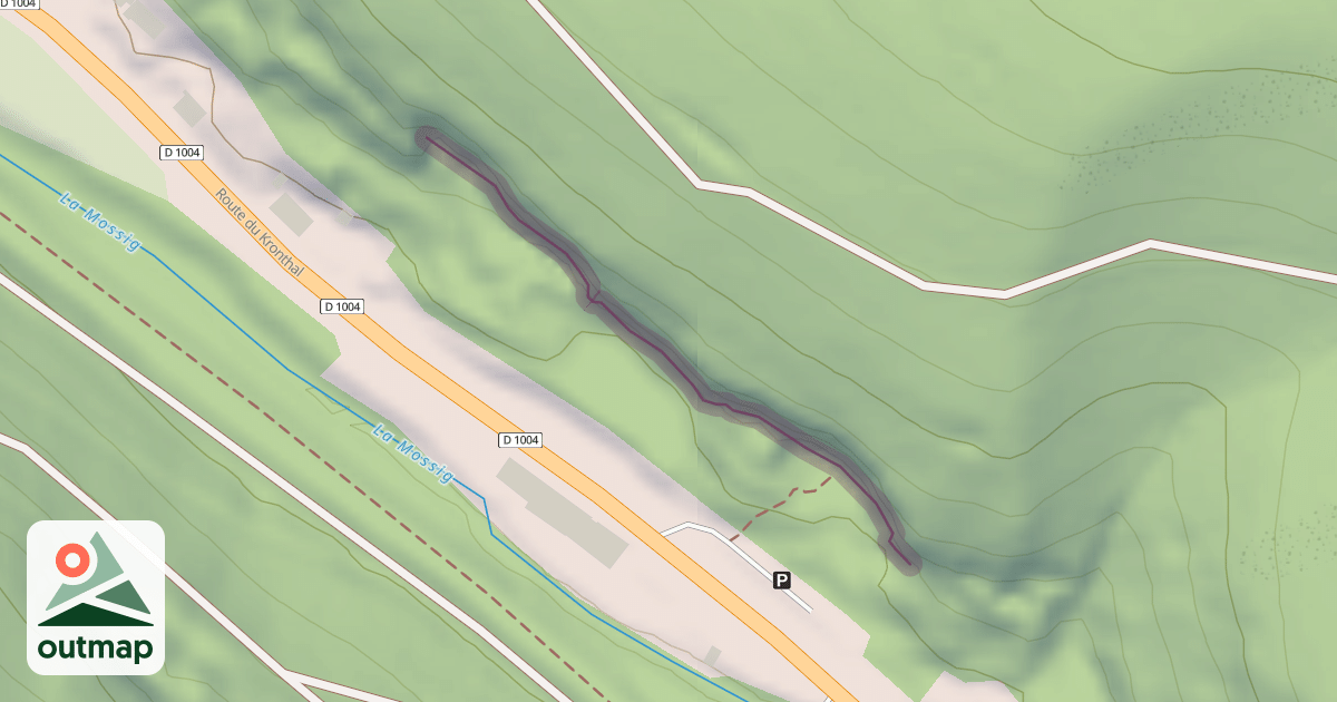 Map of Carrière du Kronthal