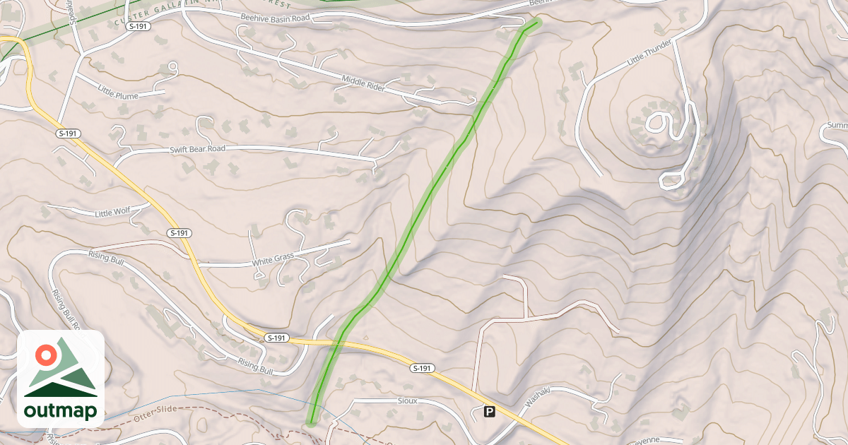Map of Middle River