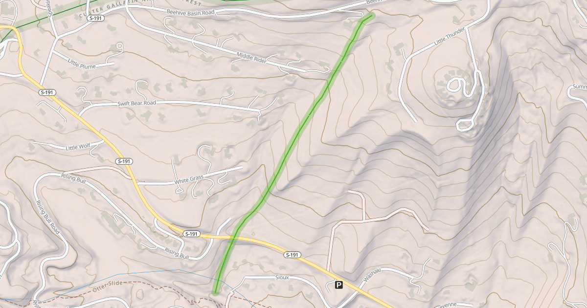 Map preview of Middle River