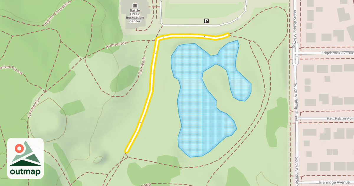 Map of Pond Loop