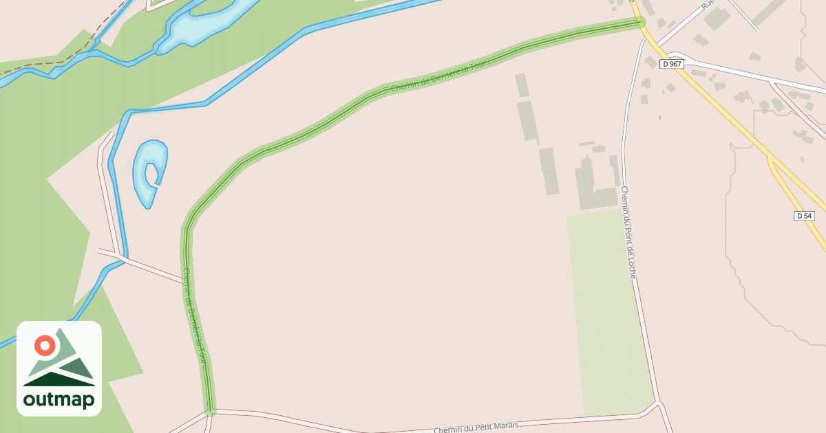 Map of Chemin de Derrière la Tour