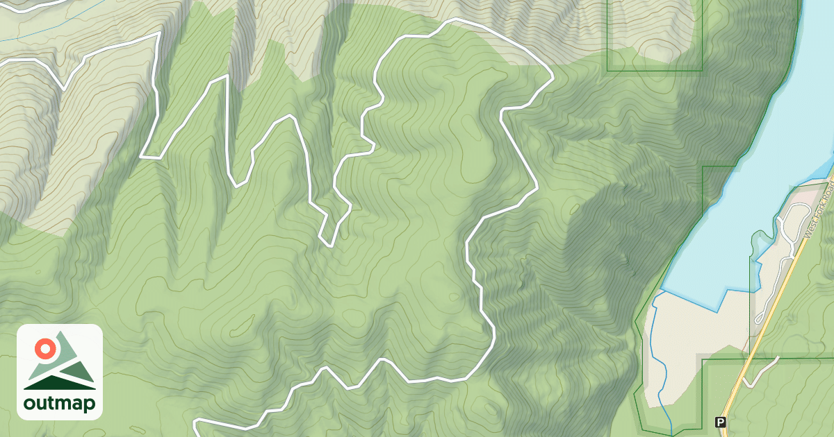 Map of (FDR) BLUE JOINT-COAL CR RIDGE