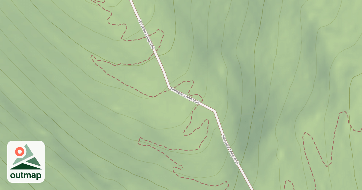 Map of Honwee Loop Trail