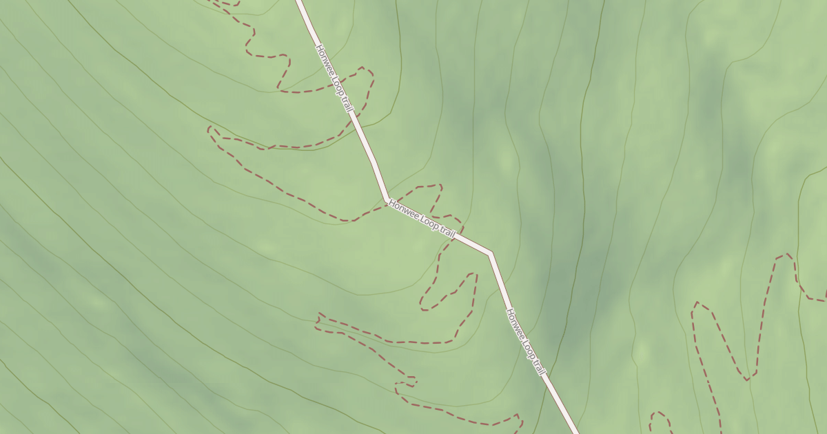 Map preview of Honwee Loop Trail