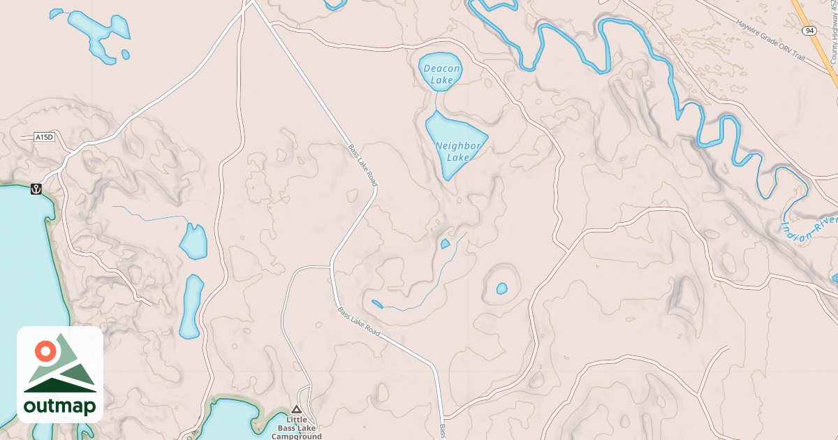 Map of NEIGHBOR LAKE
