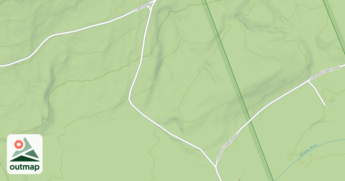 Map of Rothrock State Forest Seven Mountains Snowmobile Trails