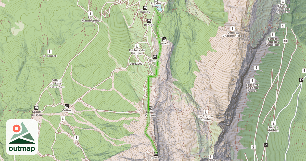 Map of Chevreuil