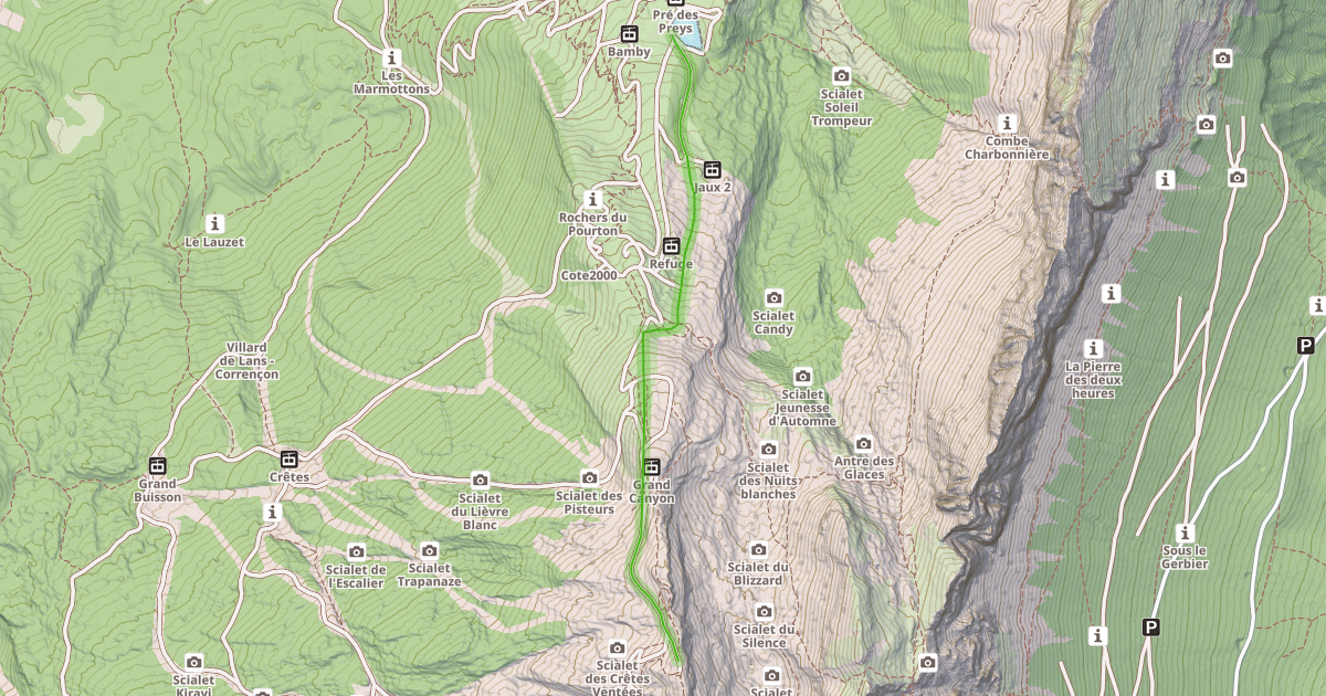 Map preview of Chevreuil