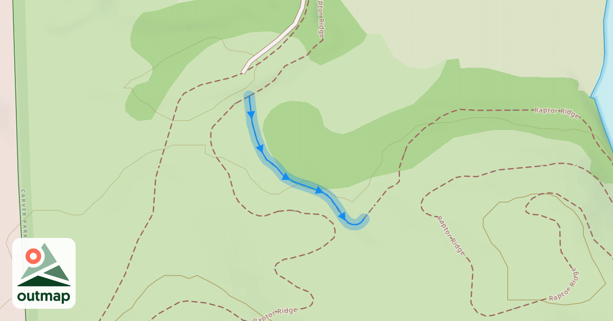 Map of Raptor Ridge