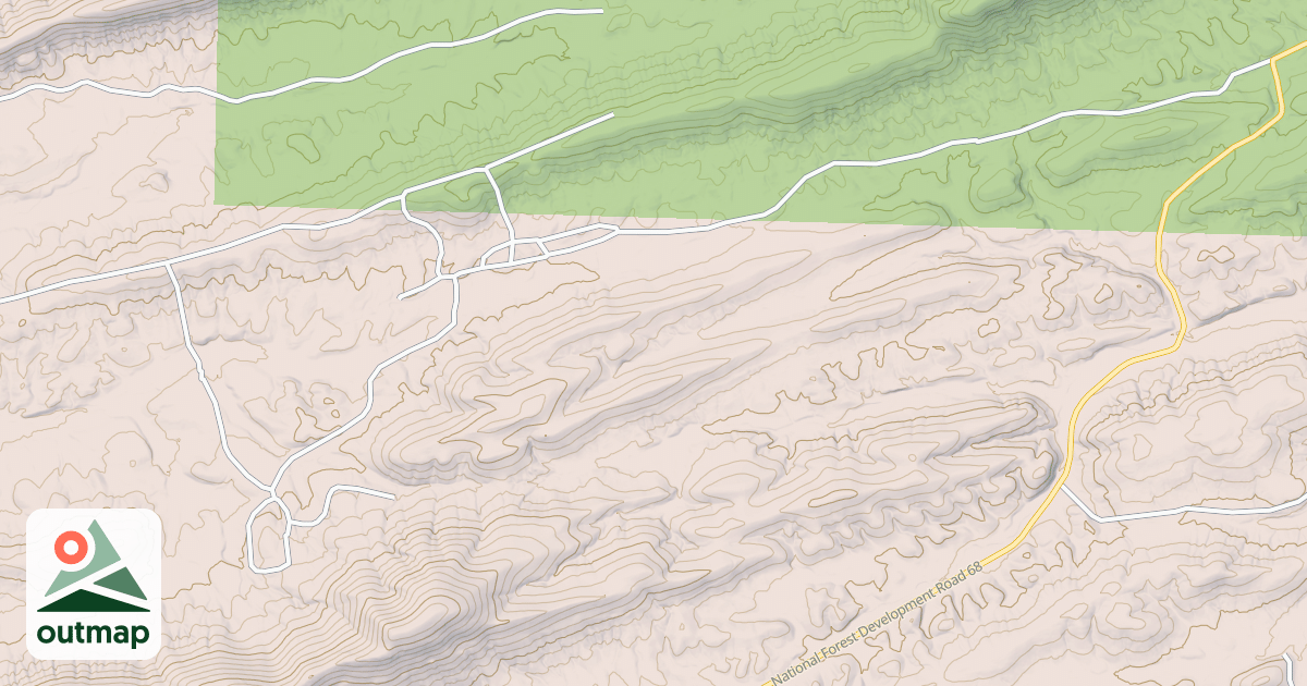 Map of BEAR DEN MT
