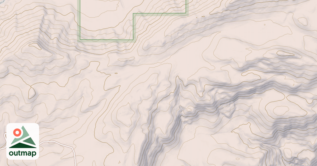 Map of EAST BEAVER RIDGE