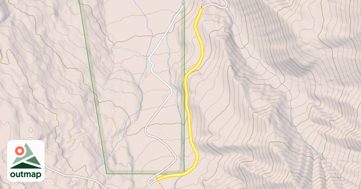 Map of Rimrock Trail