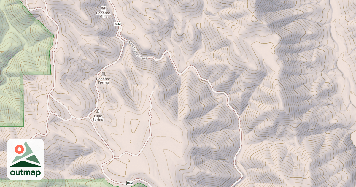 Map of Cottonwood Creek Rd