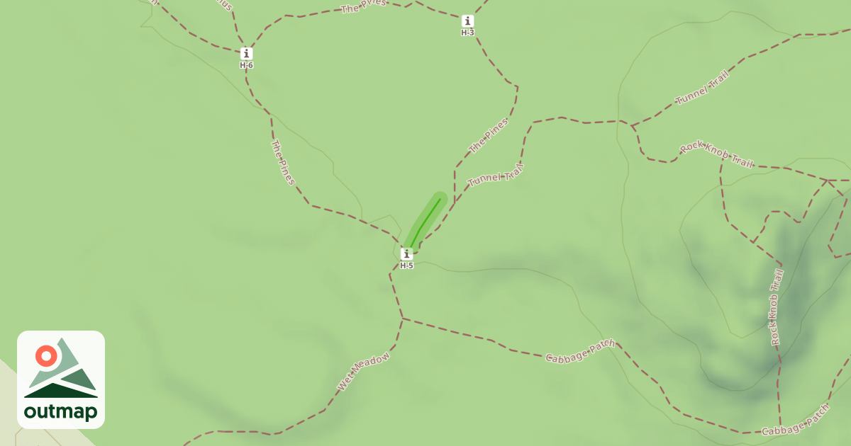 Map of The Pines (Duluth Traverse)
