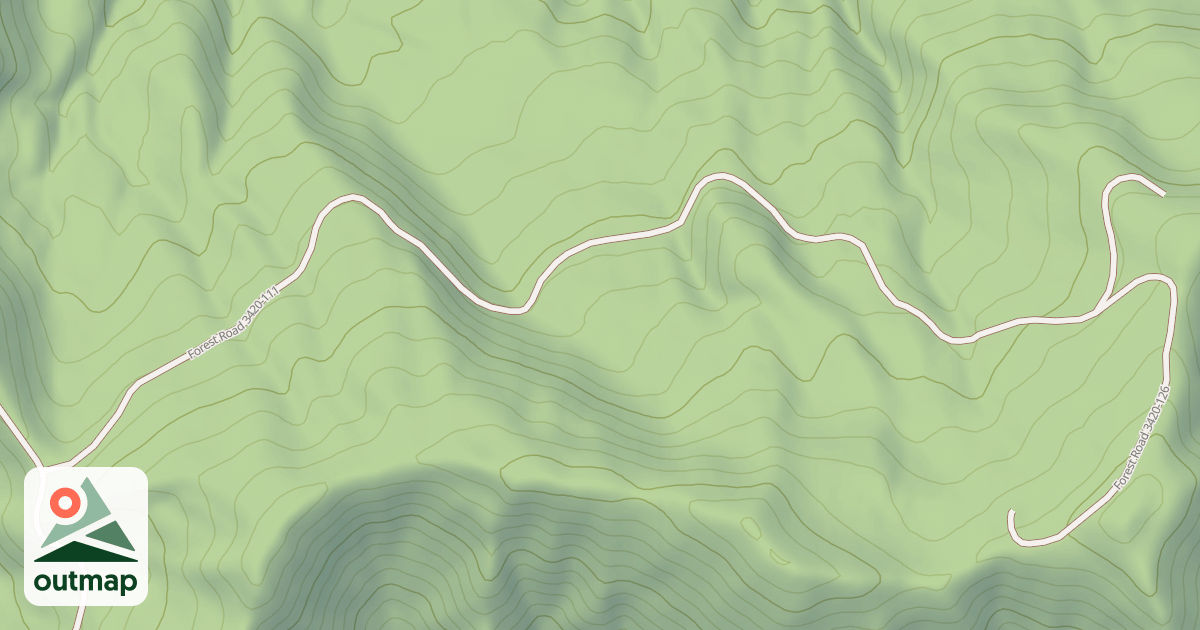 Map of USFS National Forest System Roads {83FE936D-3364-41B1-A3C9-113CD9FD939F}