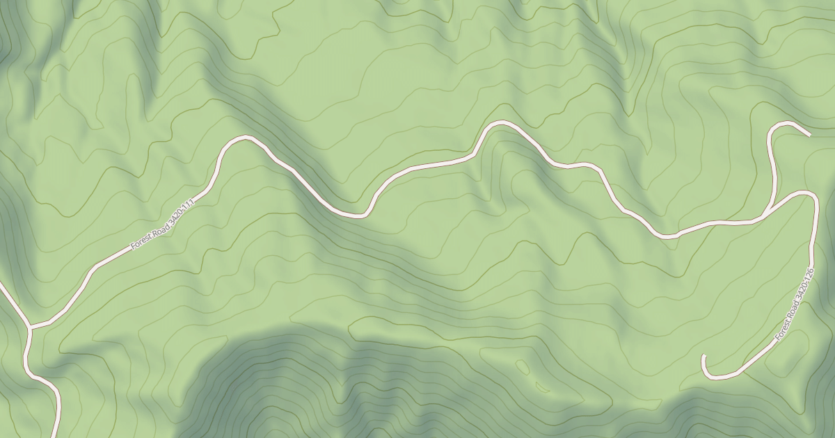 Map preview of USFS National Forest System Roads {83FE936D-3364-41B1-A3C9-113CD9FD939F}