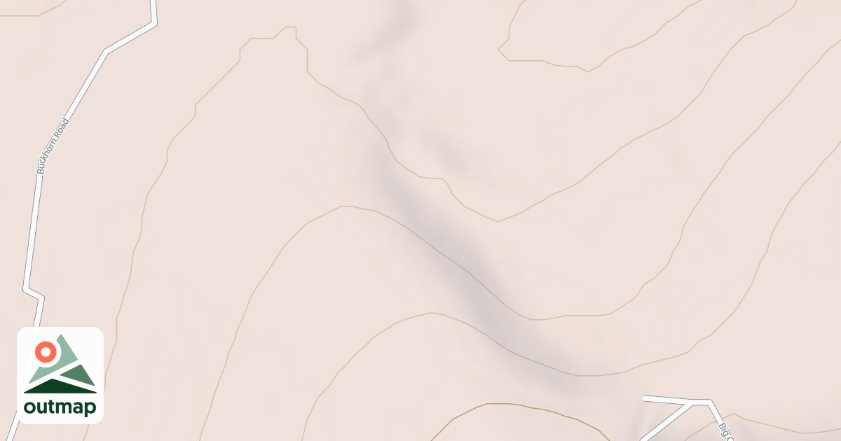Map of BUCKHORN CUTOFF