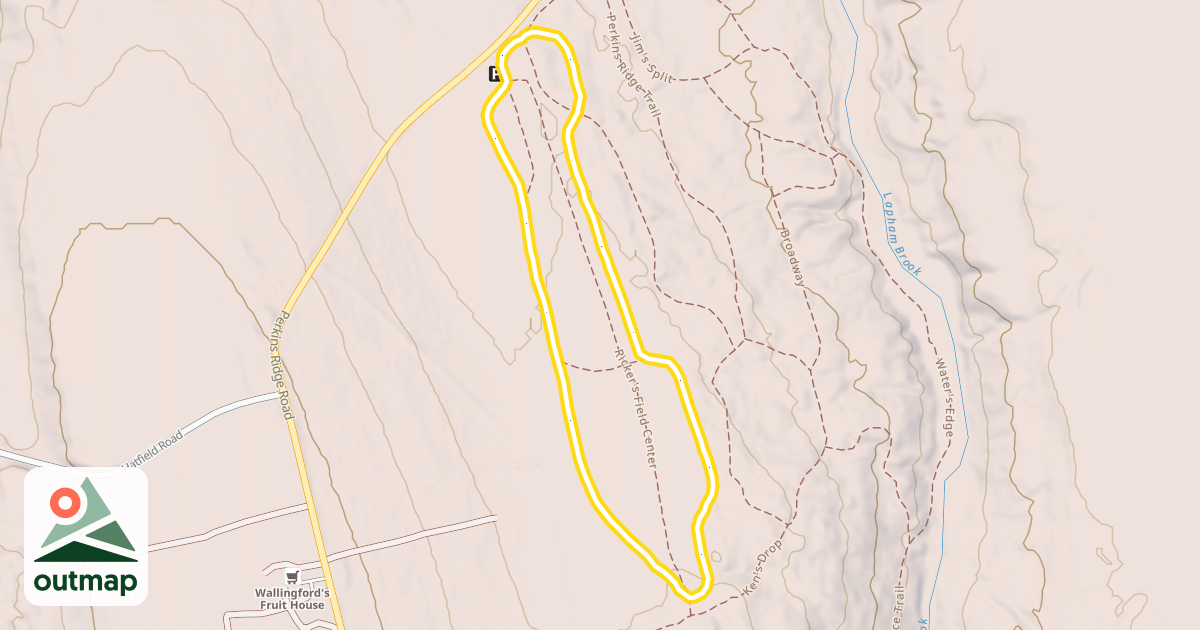 Map of Ricker's Field Loop