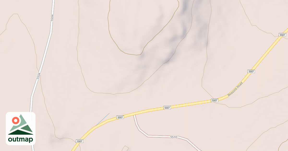Map of BEASORE RD T2