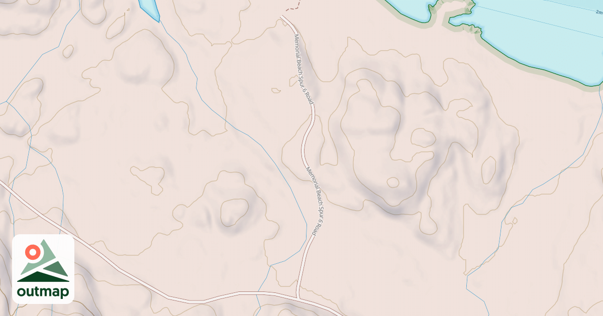 Map of MEMORIAL BEACH SPUR 6