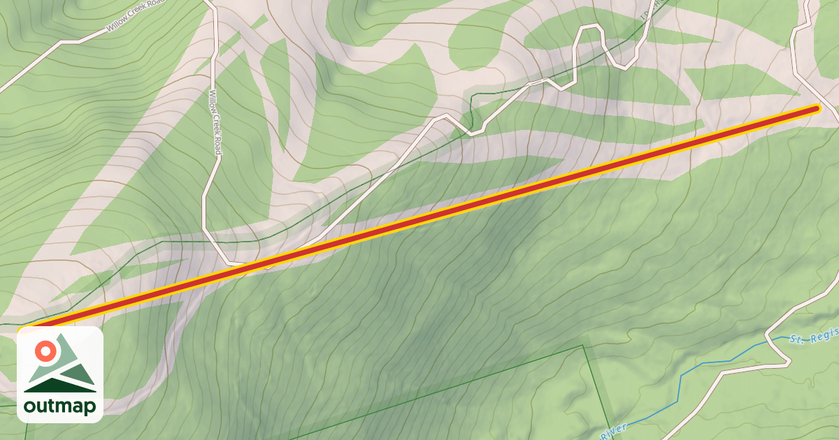 Map of Eagle Peak