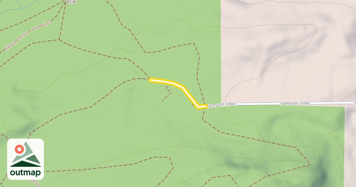 Map of Fairmont Ski Connector