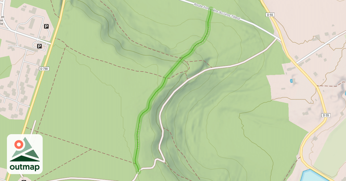Map of Le Vieux Cours