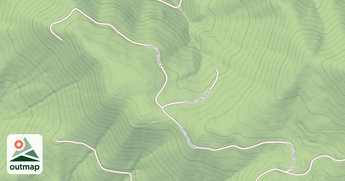 Map of GUINN CREEK A