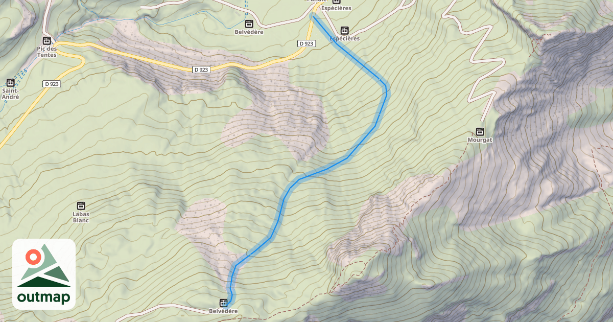 Map of Gypaëte