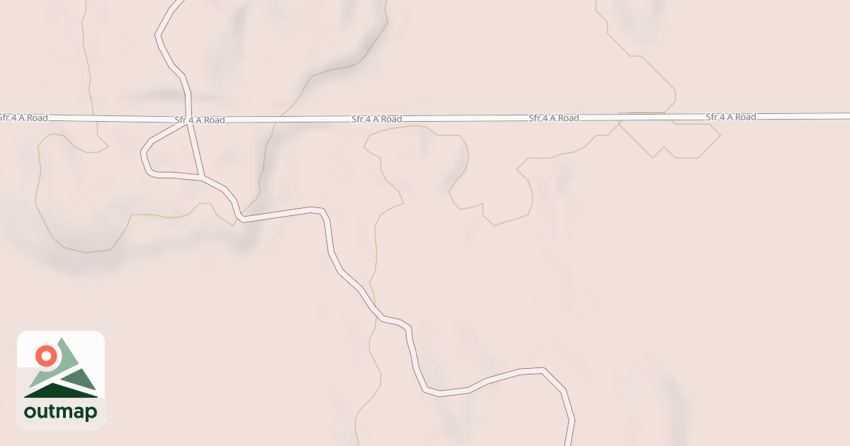 Map of Straight Arrows Trail