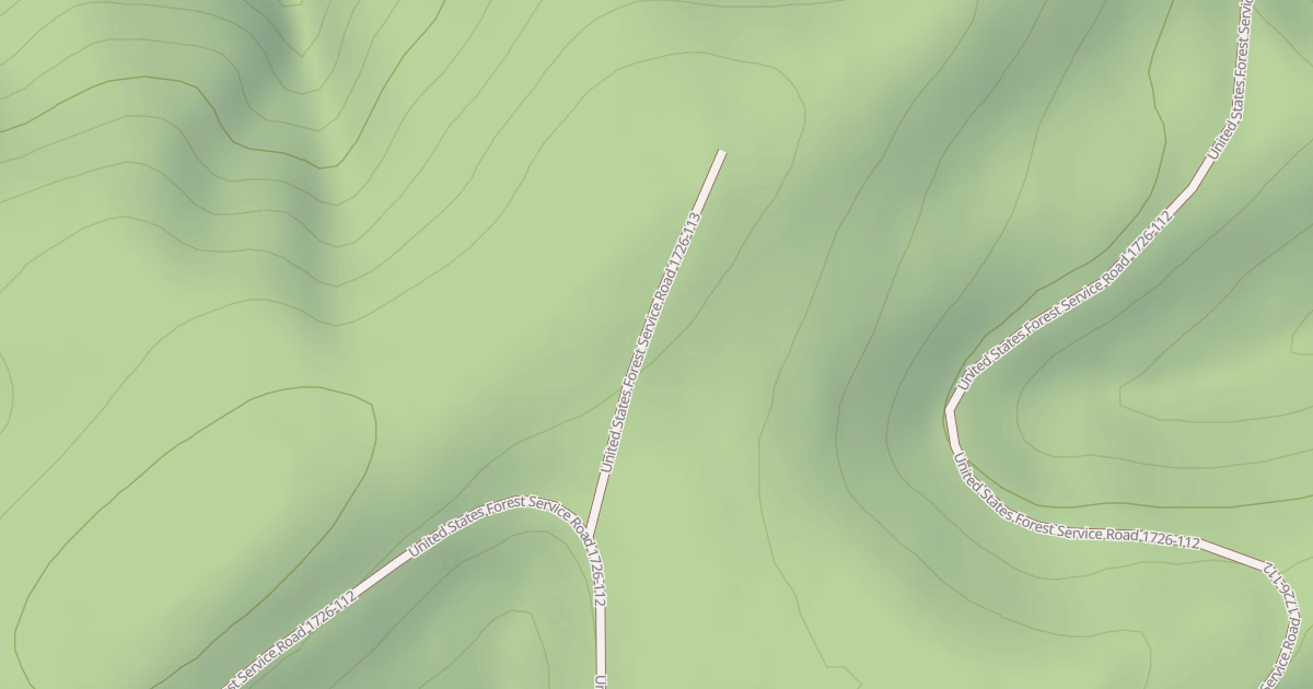Map preview of USFS National Forest System Roads {8F345B07-5A3C-465F-8DEC-6E3CF7F03FAA}