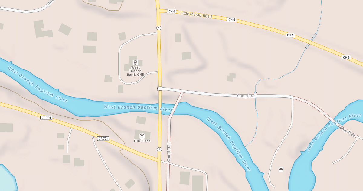 Map preview of Moose Run Trail
