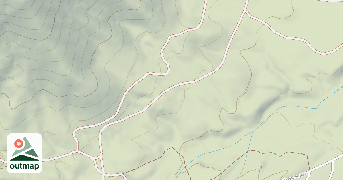 Map of 16070 Keyesville/blk Gulch Usgs Lake Isabel N