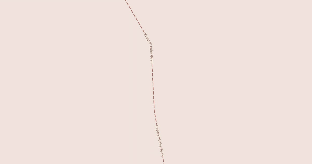Map preview of Copper Lake Trail